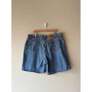 Levi's 39922 80s orange tab high rise plus size denim shorts